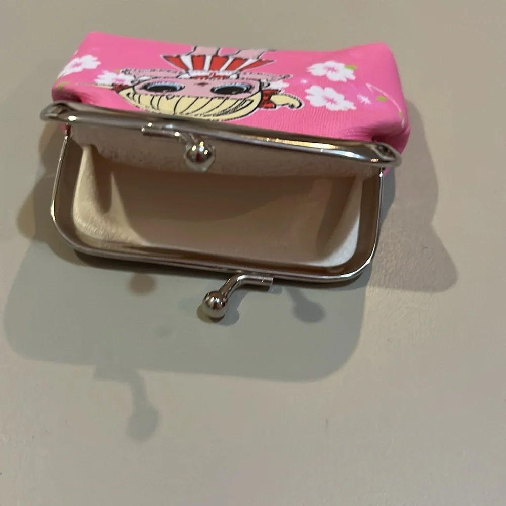 Pink Cartoon Coin Purse New